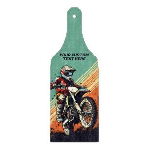 Custom Name Motocross Cutting Board