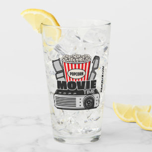 Custom Name Movie Time Glass