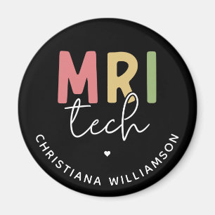 Custom Name MRI Tech   MRI Technologist Gifts Magnet
