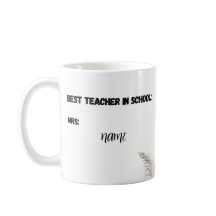 Custom Name Mug – Back to School Gift for teachers