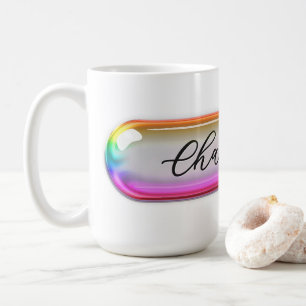 Custom Name Mug – Bright Colorful Glass Lens