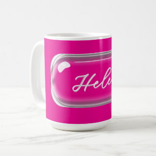 Custom Name Mug – Bright Colorful Glass Lens