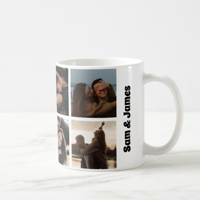custom name mug, personalised couple mug, romantic coffee mug (Right)