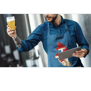 Custom Name Mushroom Apron