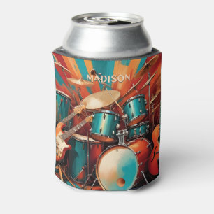 Custom Name Musical Instruments Can Cooler
