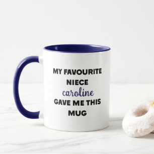Custom Name My Favourite Niece Gave Me This Mug
