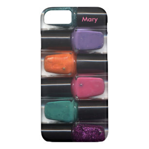 Custom Name Nail Polish iPhone 7 Case