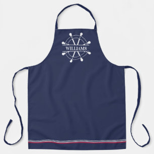 Custom Name Nautical Apron