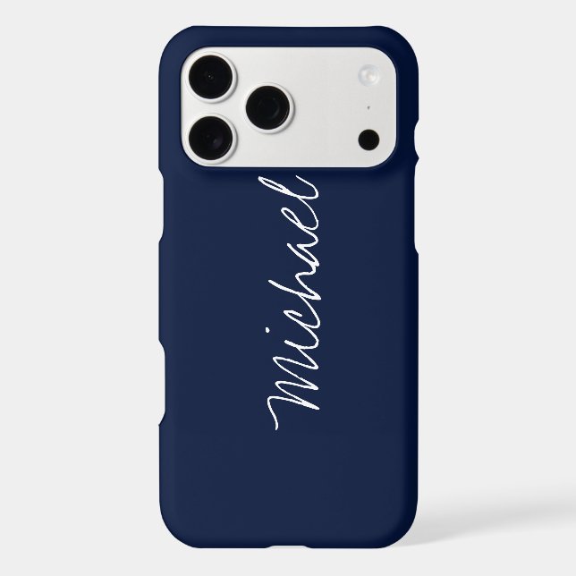 Custom Name Navy Blue (Back)