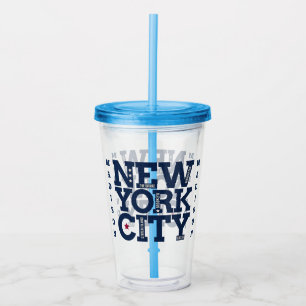 Custom name New York City tumblers