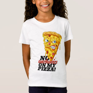 Custom Name No Anchovies Pizza T-Shirt