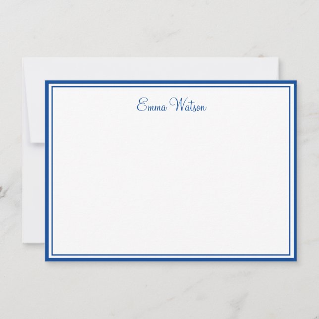 Custom Name Note Card (Front)