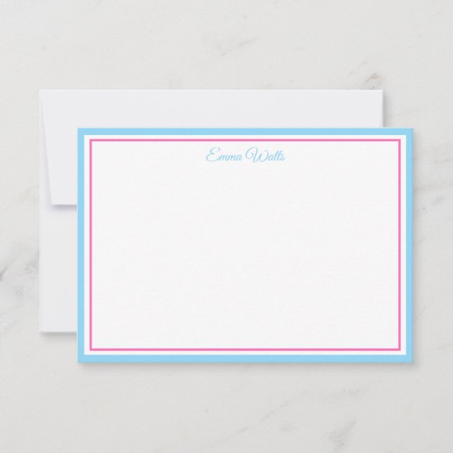 Custom Name Note Card (Front)