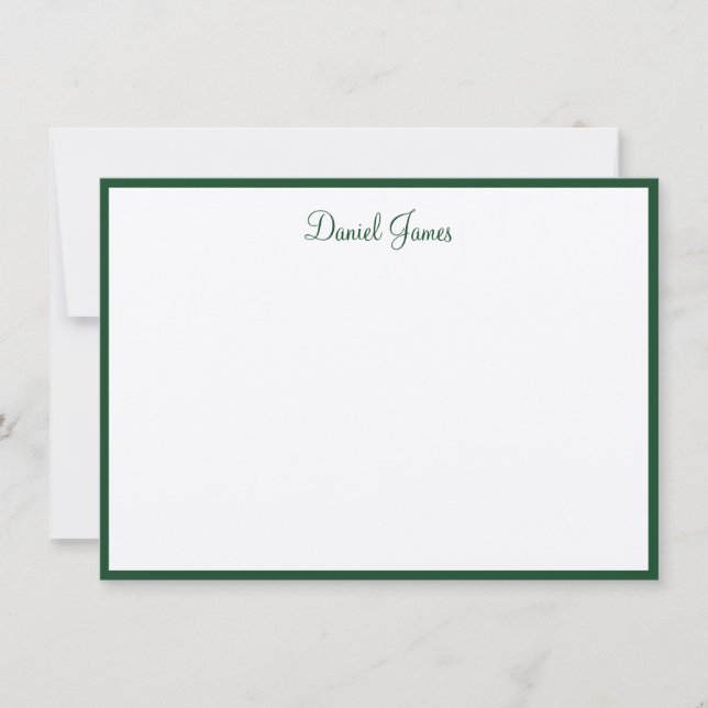 Custom Name Note Card (Front)