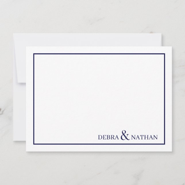 Custom Name Note Card (Front)