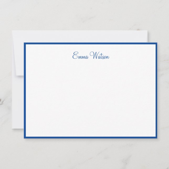 Custom Name Note Card (Front)
