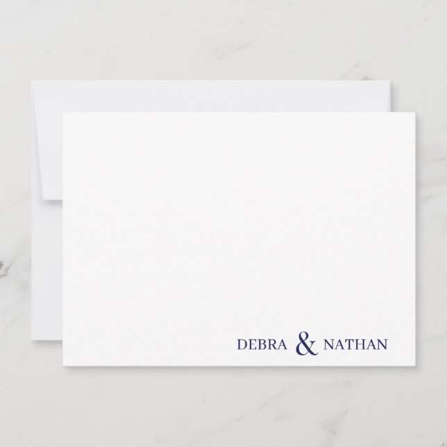 Custom Name Note Card (Front)