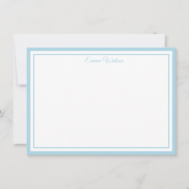 Custom Name Note Card (Front)