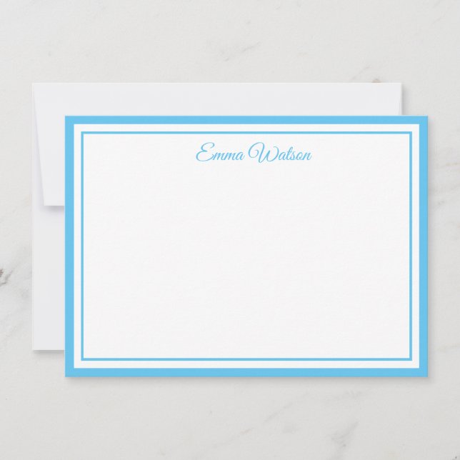 Custom Name Note Card (Front)