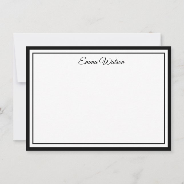 Custom Name Note Card (Front)