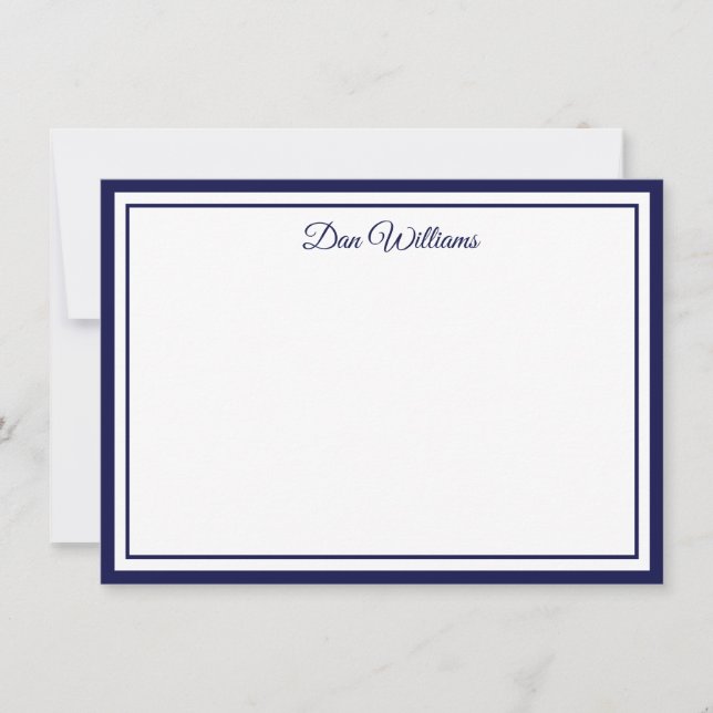 Custom Name Note Card (Front)