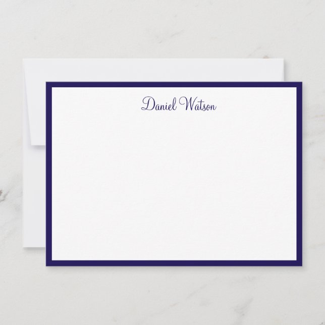 Custom Name Note Card (Front)