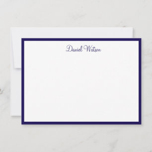 Custom Name Note Card
