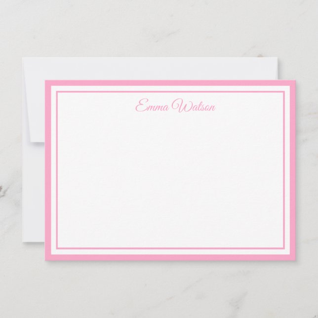 Custom Name Note Card (Front)