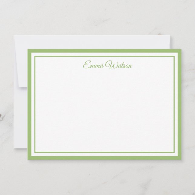 Custom Name Note Card (Front)
