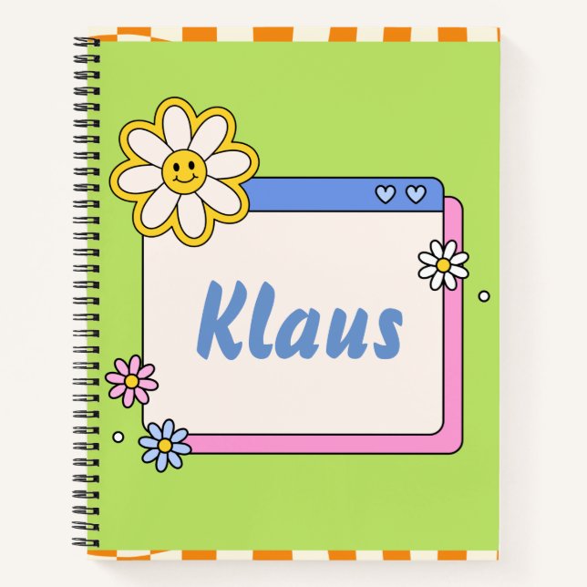 Custom Name Notebook (Front)