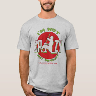 Custom Name & Number Funny Lacrosse Goalie Tee