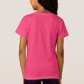 Custom Name Number Girls' Football Jersey Shirt (Back)