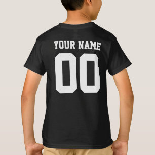 Custom Name Number Kids' Football Jersey Shirt