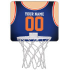 Custom Name/Number Mini Basketball Hoop