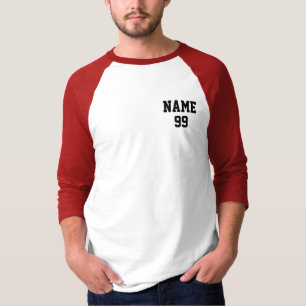 Custom Name Number  T-Shirt