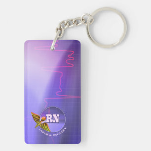 Custom Name Nurse Appreciation Gift Keychains