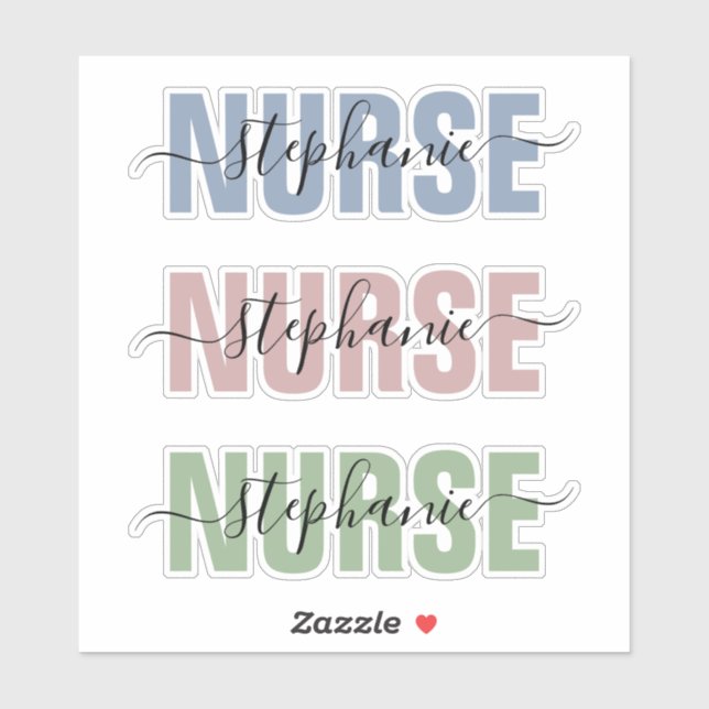 Custom Name Nurse RN Registered Nurse (Sheet)