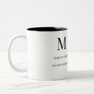Custom Name Office Gift Two-Tone Coffee Mug