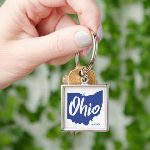 Custom Name Ohio Key Ring