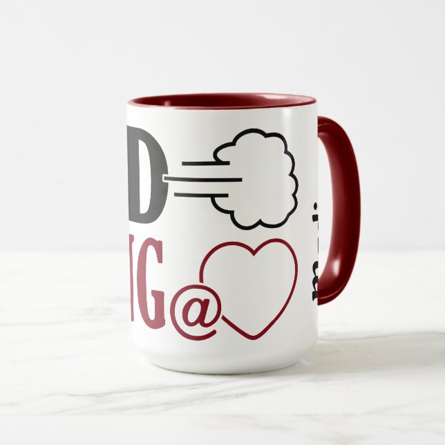 Custom name Old Fart mug – choose style & colour (Front Right)