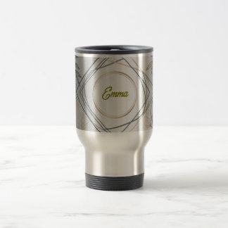 Custom Name or Initial Travel Mug – Personal Gift