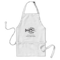 Custom Name or Text Seafood Lobster Chef