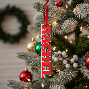 Custom name ornament photo sculpture decoration