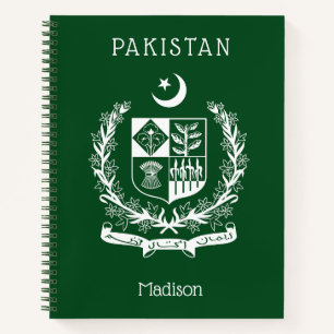 Custom Name Pakistan Notebook