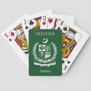 Custom Name Pakistan Playing Cards