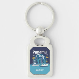 Custom Name Panama City Key Ring