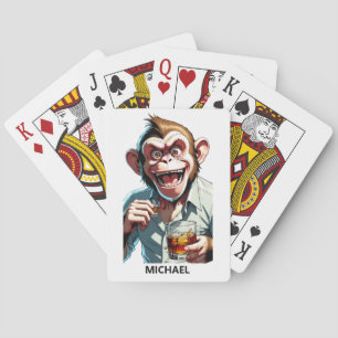 Custom Name Party Animal Playing Cards
