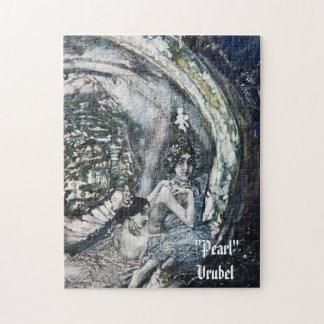 Custom name "Pearl" - Women Art by Mikhail Vrubel Jigsaw Puzzle