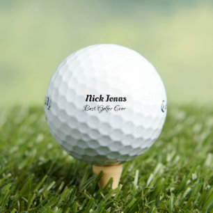 Custom Name, Personalised Callaway Golf Supersoft Balls