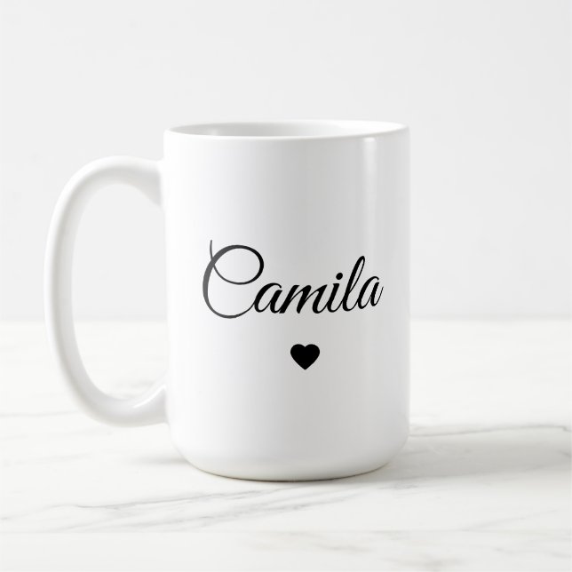 Custom Name Personalised Coffee Mug (Left)